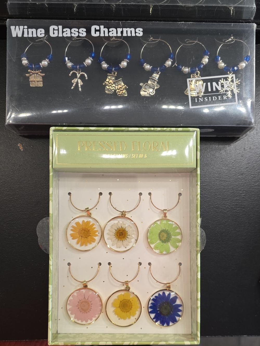 Wine Charms - Set of 12 (Yellow, White, Green, Pink, Blue)
